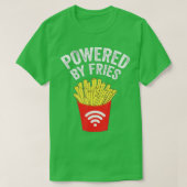 Powered by French Fries  - French fries  T-shirt (Design voorkant)