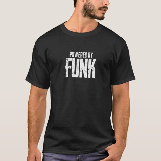 Powered by Funk Music T-shirt (Voorkant)