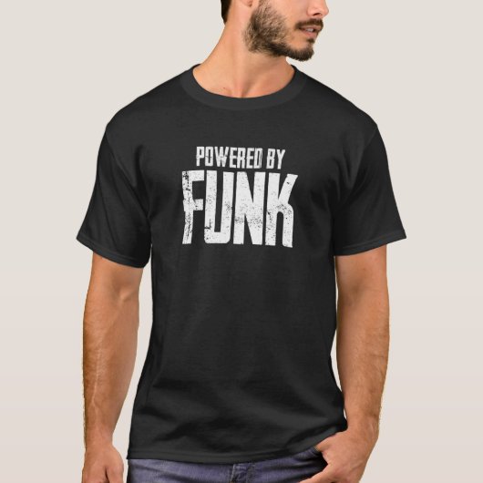 Powered by Funk Music T-shirt (Voorkant)
