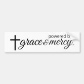 Powered by Grace & Mercy Bumpersticker (Voorkant)