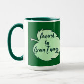 Powered by Green Energy St Patrick’s Day caneca Mok (Links)