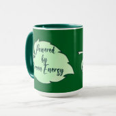 Powered by Green Energy St Patrick’s Day caneca Mok (Voorkant links)