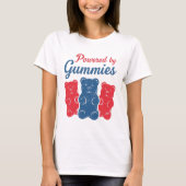 Powered By Gummies T-shirt (Voorkant)