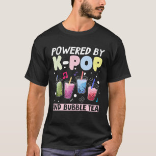 Powered by Kpop and Bubble Tea - Koreaans - Cute B T-shirt