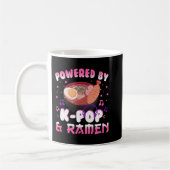 Powered by Kpop and Ramen Kpop Kawaii Anime Gift G Koffiemok (Links)