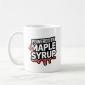 Powered by Maple Syrup" - Grappige Canadese trots Koffiemok (Links)