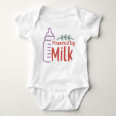 Powered by Milk – Baby Boy Bodysuit (Voorkant)