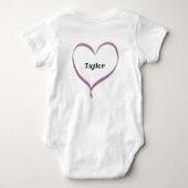 Powered by milk- sheep and balloons  romper (Achterkant)