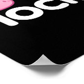 Powered by Mochi - Kawaii Mochi Ice Cream Poster (Hoek)