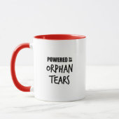 "Powered by Orphan Tears" koffie-Mok Mok (Links)