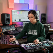 Powered by Oscillators – Vintage Analog Synth Hoodie