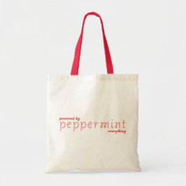 Powered by Peppermint Everything – Feestelijke vak Tote Bag