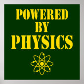 Powered by Physics Poster (Voorkant)