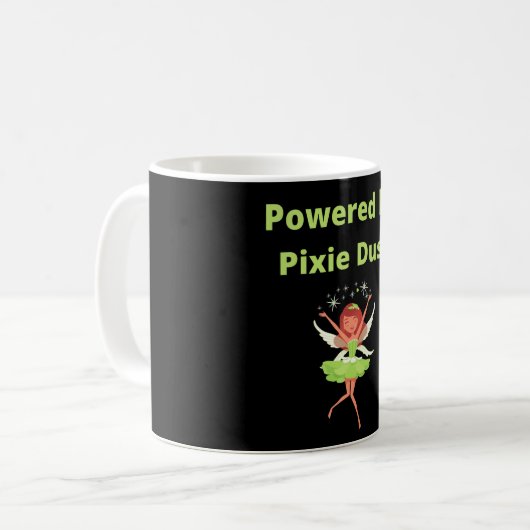 Powered by Pixie Dust Koffiemok (Voorkant links)