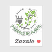 Powered by Plants Sticker (Vel)