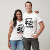Powered by Protein T-Shirt – Gym & Fitness Brandst (Unisex)