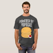 Powered By Pupusas Salvadoran Food Funny Pupusas f T-shirt (Voorkant volledig)