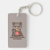 Powered by Pure Spite and Snackies Sleutelhanger (achterkant)