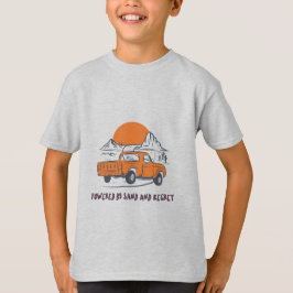 Powered By Sand And Regret Desert Camping T-shirt