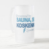 Powered by Sauna, Sisu & Kossu mok (Voorkant links)
