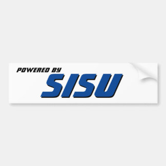Powered by Sisu Bumpersticker