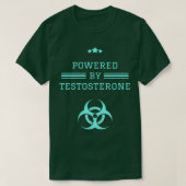Powered By Testosterone T-shirt (Design voorkant)