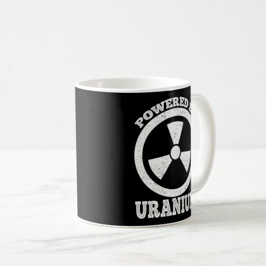 Powered by Uranium Nuclear Engineer Koffiemok (Voorkant rechts)