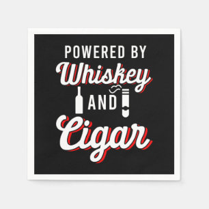 Powered by Whiskey Cigar Smoker Tobacco Humidor Gi Servet