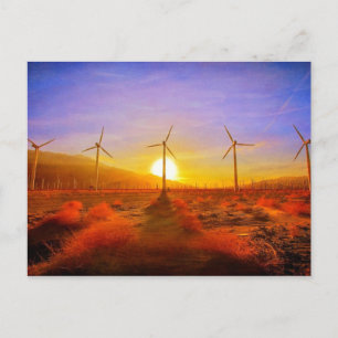 Powered by Wind Briefkaart