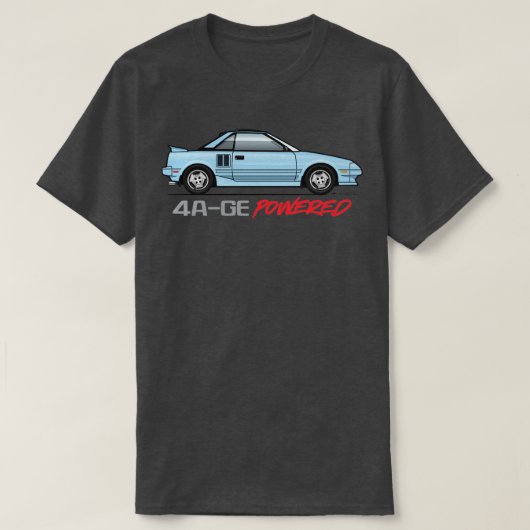 PoweredBlue T-shirt (Design voorkant)