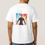 Powerful Anime Hero Transformation – Dynamic Energ T-shirt (Achterkant)