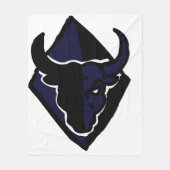 Powerful Bull Fleece Deken (Voorkant)