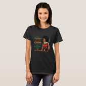 Powerful Graphic Black Warrior Tribe Women King Me T-shirt (Voorkant volledig)