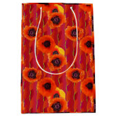 Powerful Poppies Medium Cadeauzakje (Voorkant)