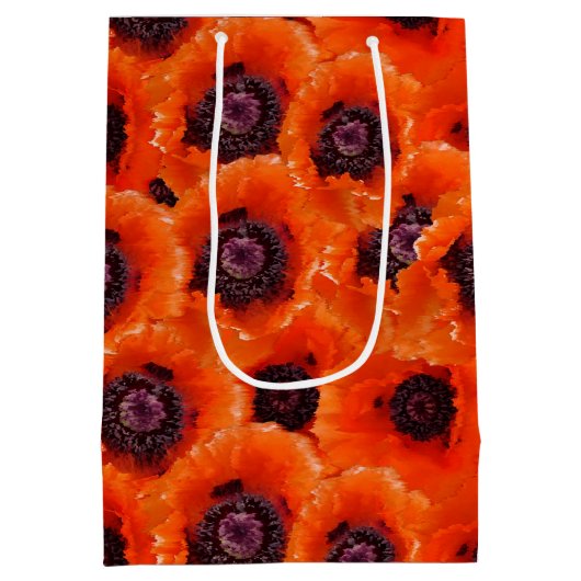 Powerful Poppies Medium Cadeauzakje (Achterkant)