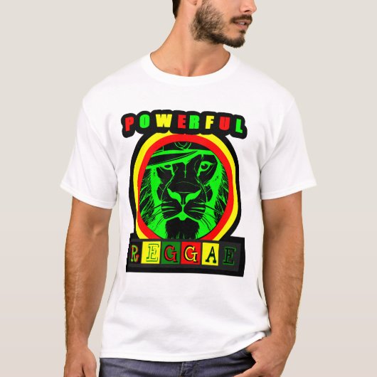 Powerful Reggae T-shirt (Voorkant)