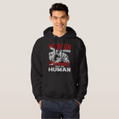 Powerful Than The Human Mind Aikido Karate Jiu Jit Hoodie (Voorkant volledig)