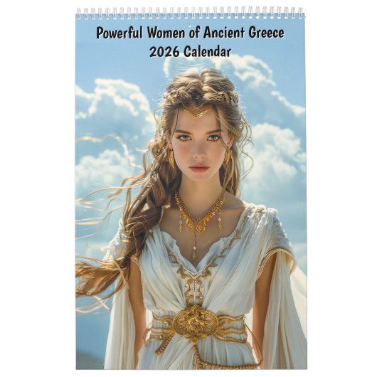 Powerful Women of Ancient Greece – 2026 Calendar Kalender (Hoes)
