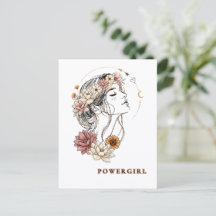 Powergirl – Bloemige Vrouw, Kracht & Zelfvertrouwe