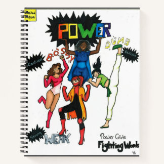 PowerGirls_Fighting Words Notitieboek