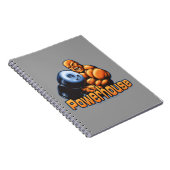 Powerhouse Curl-laptop Notitieboek (Rechterzijde)