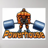 Powerhouse Deadlift Poster (Voorkant)