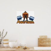 Powerhouse Deadlift Poster (Keuken)