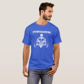 POWERHOUSE, DEEP ROYAL MEN'S BASIC T-SHIRT (Voorkant volledig)