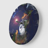 POWERHOUSE FLAT EARTH OP BRAND GROTE KLOK (Hoek)