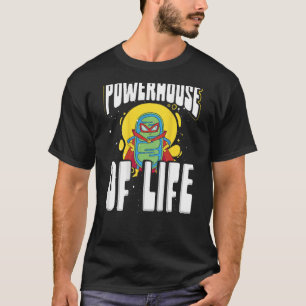 PowerHouse of Life Backprint Biology Docent T-shirt