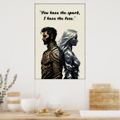 Powerless Book Quote Poster (Keuken)