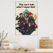 Powerless Book Quote Poster (Keuken)