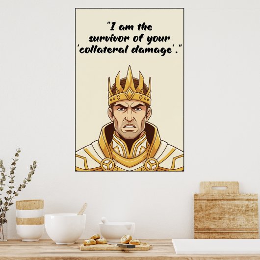 Powerless Book Quote Poster (Keuken)