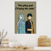 Powerless Book Quote Poster  (Keuken)